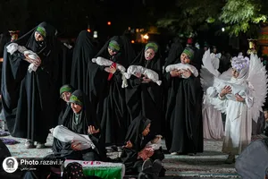 سفره حضرت رقیه سلام الله علیها در مشهد
