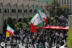 حضور تولیت استان قدس رضوی در تشییع پیکر شهیدان دوست محمدی و جاوید مهر