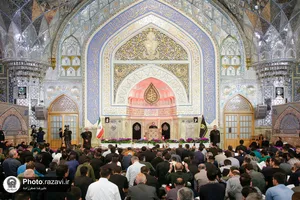 مراسم احیا شب بیست و سوم ماه مبارک رمضان در حرم مطهر رضوی-1