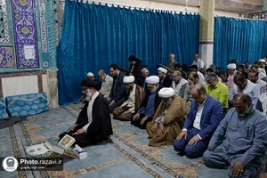 حضور تولیت آستان قدس رضوی در مسجد جامع خرمشهر