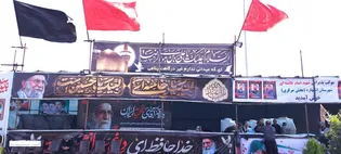 استقرار ۴ موکب خدمت در اشتهارد برای پذیرایی از زائران رهبر شهید ایران