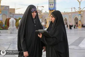 خدمت افکار سنجی در حرم مطهر رضوی