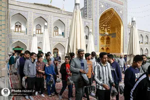 گرامیداشت روز عصای سفید در حرم مطهر رضوی