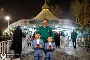 حال و هوای حرم مطهر رضوی در ایام پایانی سال 1402