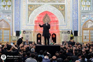 چهارپایه خوانی سالروز شهادت امیرالمؤمنین در حرم مطهر رضوی