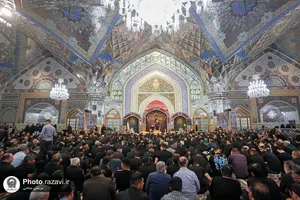 عزاداری هیئت مکتب العباس در رواق امام خمینی(ره)
