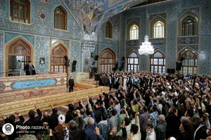 سخنرانی نوروزی رهبر معظم انقلاب در حرم مطهر رضوی