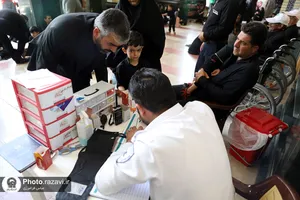 خدمت رسانی درالشفاء حرم به زائران دهه اخر صفر