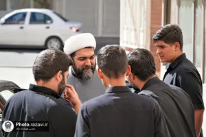 مراسم سوگواری ظهر شهادت امام رضا(ع) در دبیرستان امام رضا (ع)