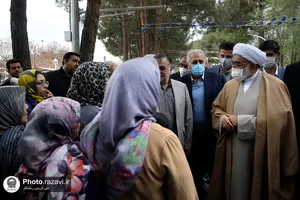 بازدید تولیت آستان قدس رضوی از روند خدمت&zwnj;رسانی به زائران نوروزی