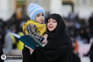 مراسم دعای ام&zwnj;داوود در حرم مطهر رضوی