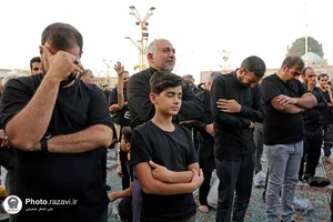 مراسم چهار پایه&zwnj; خوانی در حرم مطهر رضوی