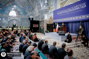 عزاداری روز اربعین حسینی در حرم مطهر رضوی