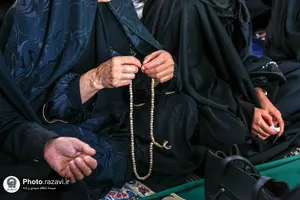 مراسم عزاداری ویژه بانوان در حرم مطهر رضوی