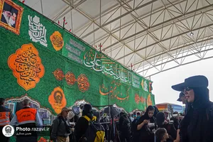 موکب امام رضا علیه&zwnj;السلام در مرز مهران