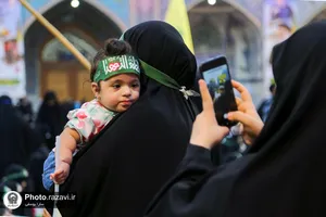 اجتماع دختران دهه هشتادی در حرم مطهر رضوی