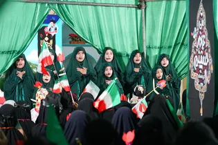 چهارمین گردهمایی «کودکان عاشورایی» در حرم مطهر رضوی