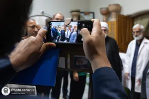 بازدید تولیت آستان قدس رضوی از موکب بنیاد کرامت