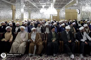 مراسم گرامیداشت یاد شهید مطهری و نکوداشت اساتید حوزه علمیه خراسان