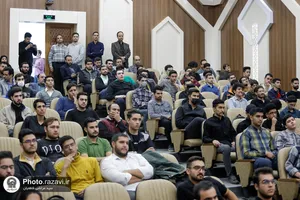 تجمع دانشجویان دانشگاه بین&zwnj;المللی امام رضا (ع) در اعتراض به جنایات رژیم صهیونیستی