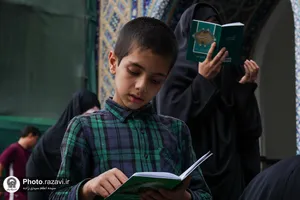 قرائت دعای پرفیض عرفه در حرم مطهر رضوی-2