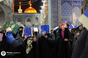 مراسم احیا شب بیست و سوم ماه مبارک رمضان در حرم مطهر رضوی - 3