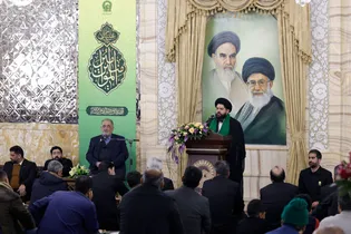 جشن میلاد حضرت علی علیه‌السلام در تالار ولایت حرم مطهر رضوی