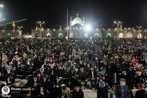 مراسم احیا شب نوزدهم ماه مبارک رمضان در حرم مطهر رضوی - 1