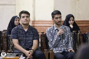 دیدار جمعی از دانش&zwnj;آموزان نخبه خراسان رضوی با تولیت آستان قدس رضوی