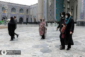 تشرف جمعی از روشندلان استان مازندران به حرم مطهر رضوی