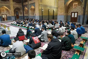 محفل انس با قرآن ویژه مدارس امام رضا(علیه&zwnj;السلام) در حرم مطهر رضوی