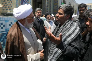 تشییع پیکر شهدای حادثه تروریستی سراوان در مشهد