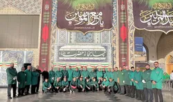 ۱۰۰ خادم‌یار تبریز میزبان زائران در چایخانه‌های حرم مطهر شدند
