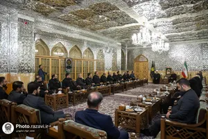 دیدار رئیس جمهور با تولیت آستان قدس رضوی