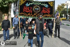 تشرف معلولان آسایشگاه فیاض بخش به حرم مطهر رضوی