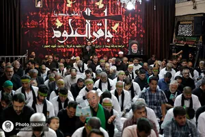 آیین بدرقه بیست و سومین کاروان پیاده مشهد - کربلا