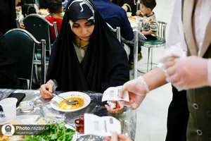 افطاری ماه مبارک رمضان در مهمانسرای حضرت