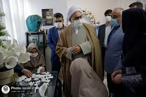 بازدید تولیت آستان قدس رضوی از موسسه توانبخشی همدم