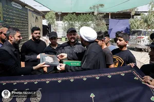 تشرف کاروان سفیران امام رئوف به حرم امامزاده سید محمد