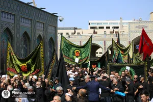 عزاداری روز شهادت امام رضا علیه&zwnj;السلام در حرم مطهر رضوی-2