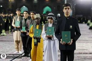 آئین خطبه&zwnj;خوانی شب شهادت امام حسین (ع) در حرم مطهر رضوی