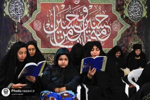 مراسم احیا شب قدر در گلزار شهدای خواجه ربیع