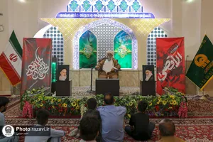 گردهمایی زائرین غیر ایرانی در حمایت از مردم فلسطین