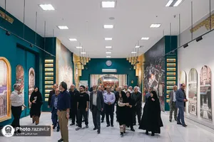 بازدید کارکنان آموزش پرورش از رواق خدمت و پروژه های عمرانی