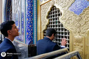 حضور دانش&zwnj;آموزان افتخارآفرین تیم ملی المپیاد هوش مصنوعی در دبیرستان و دانشگاه امام رضا علیه&zwnj;السلام 