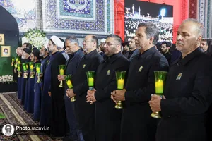 آئین خطبه&zwnj;خوانی شب عاشورا در حرم مطهر رضوی-2