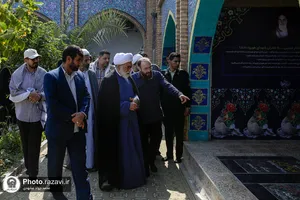 حضور تولیت آستان قدس رضوی در مزار شهدای هویزه