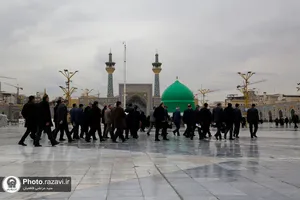تشرف معاونین توسعه مدیریت و منابع استانداری&zwnj;های کشور به حرم مطهر رضوی