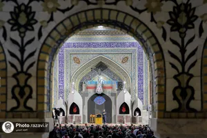 عزاداری هیئت&zwnj;&zwnj;های مذهبی خراسان شمالی در حسینیه حرم