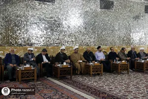 دیدار اساتید دانشگاه هنر تهران با تولیت آستان قدس رضوی